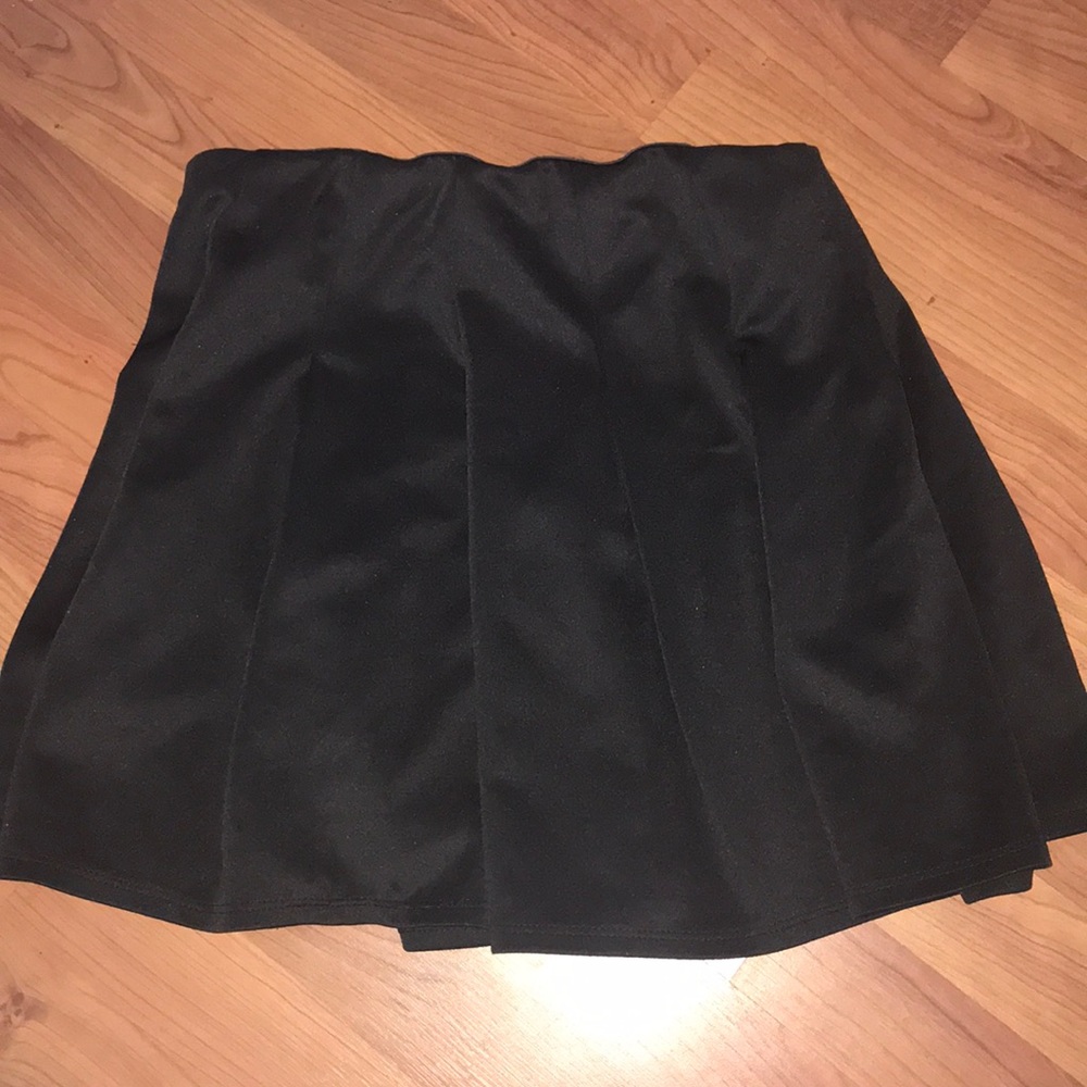 Black Pleated Skirt